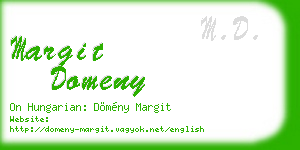 margit domeny business card