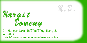 margit domeny business card